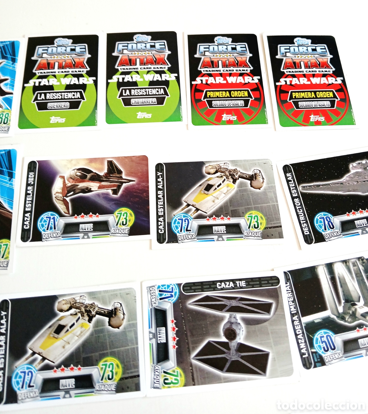 Coleccionismo cromos antiguos: Cartas Star wars Force Attax - Foto 9
