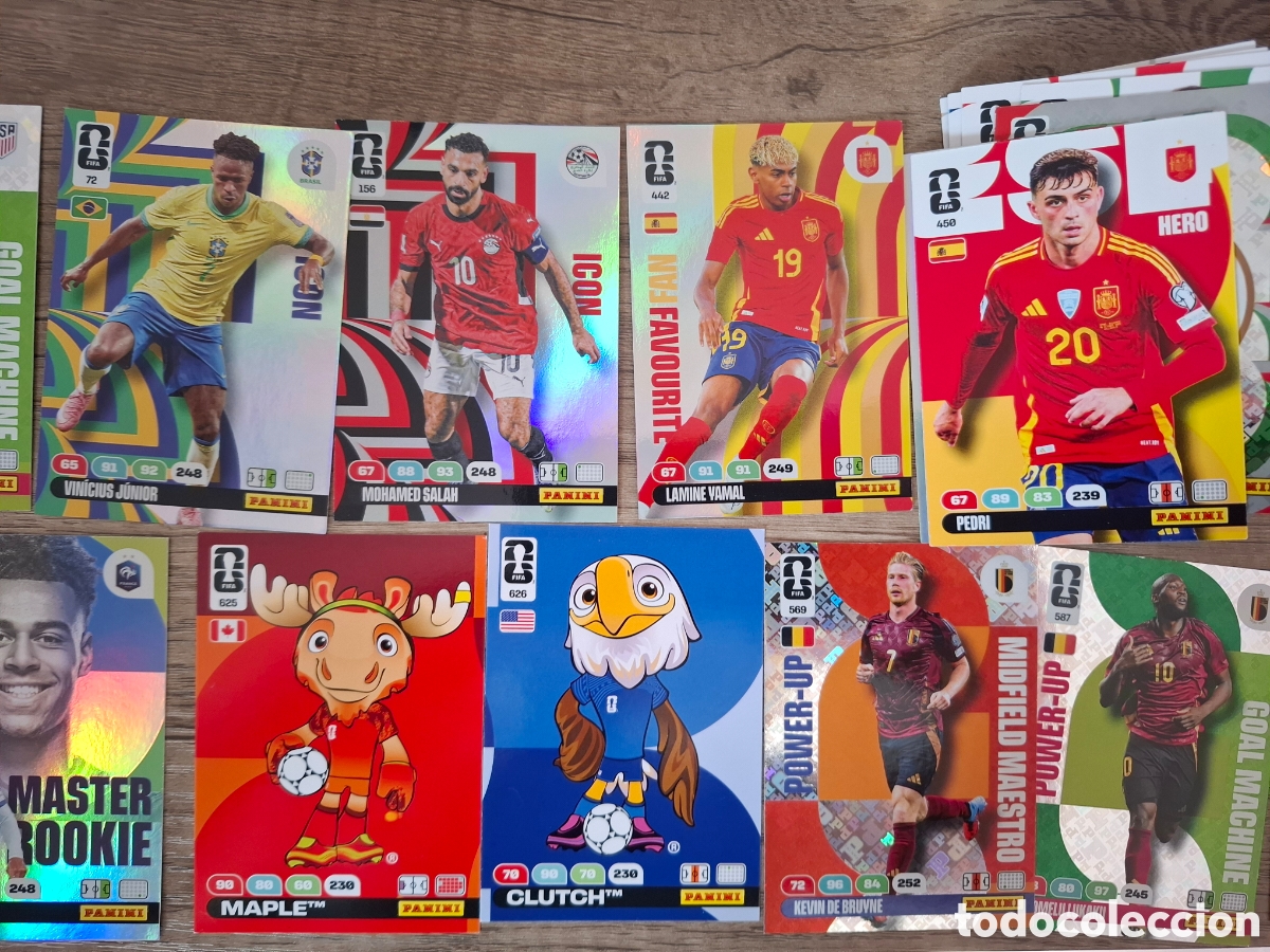Coleccionismo Cromos antiguos: Lote 164 sin repetir adrenalyn Mundial 2026 world cup