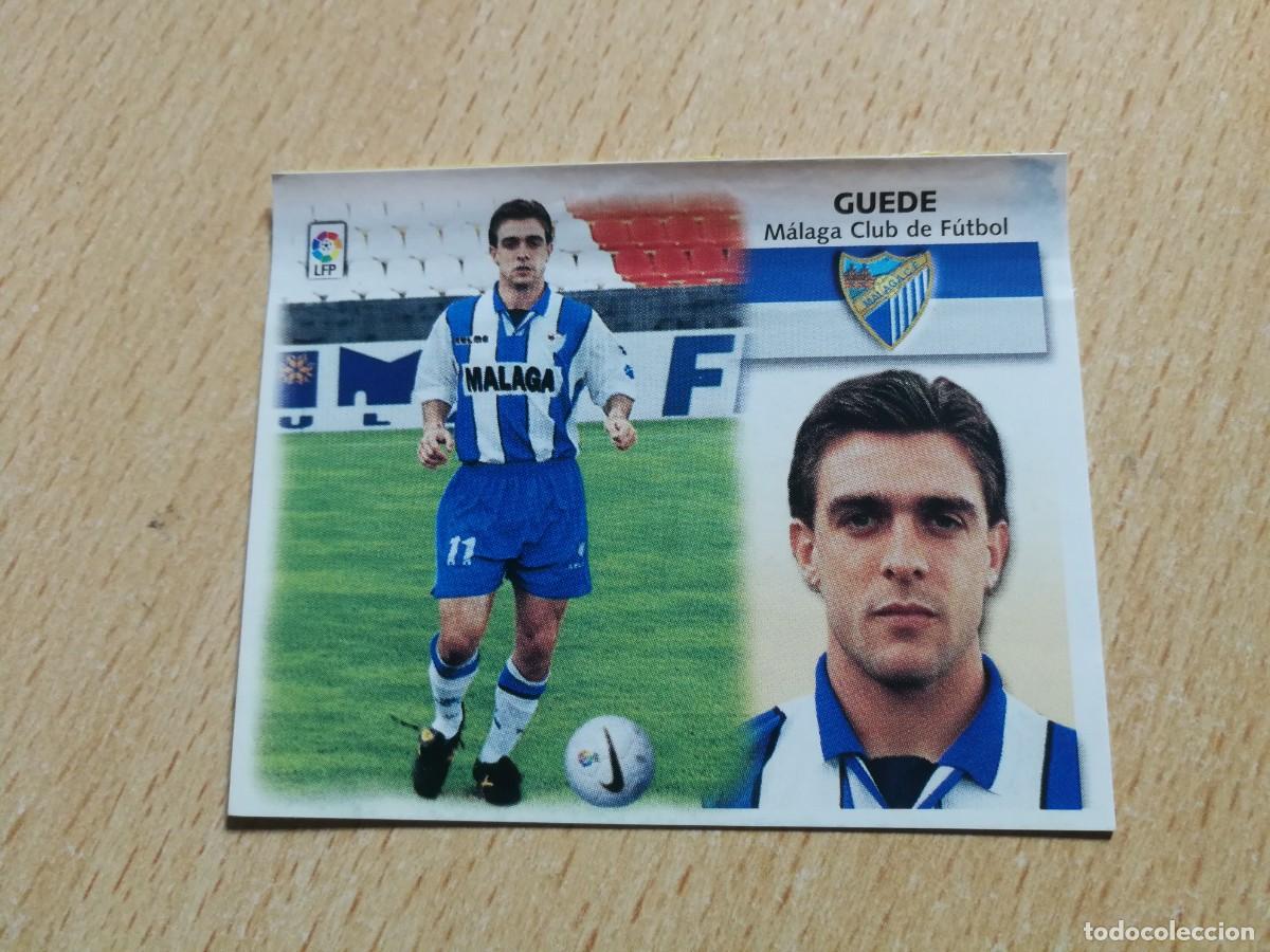 Coleccionismo cromos antiguos: Guede Coloca M&aacute;laga CF, Editorial Este 99/00, 1999-2000, ventanilla - Foto 1