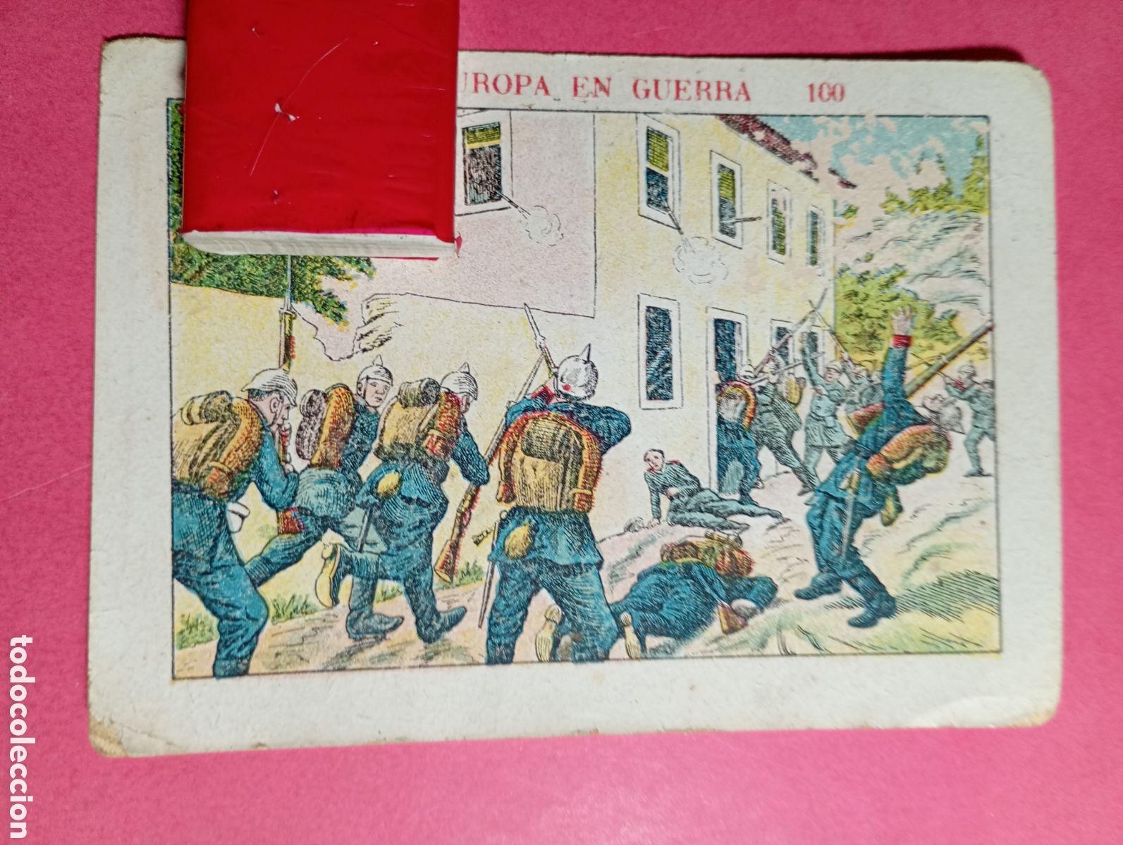 Collezionismo Figurine antiche: AGER PASTELER&Iacute;A Y DROGUER&Iacute;A J. GONZ&Aacute;LEZ ''EUROPA EN GUERRA'' 1&ordf; SERIE del 76 al 100 ver detalle