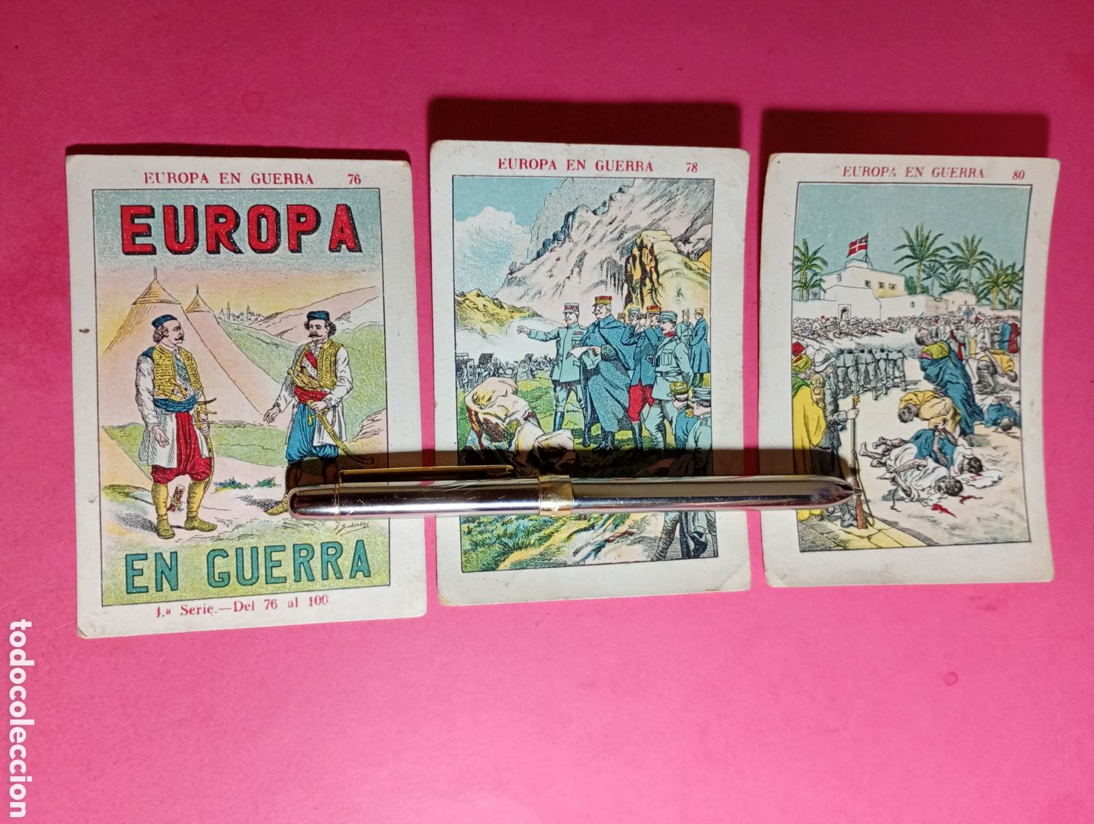 Coleccionismo Cromos antiguos: AGER PASTELER&Iacute;A Y DROGUER&Iacute;A J. GONZ&Aacute;LEZ ''EUROPA EN GUERRA'' 1&ordf; SERIE del 76 al 100 ver detalle