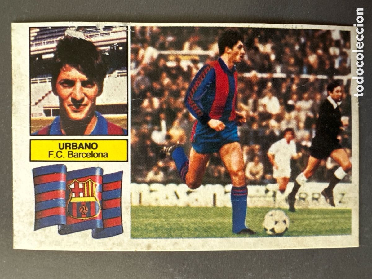 Coleccionismo Cromos antiguos: CROMO LIGA ESTE 82 83 URBANO SIN FCB BARCELONA. DESPEGADO