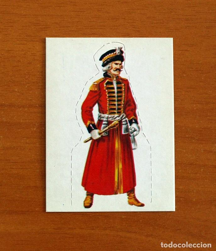 Coleccionismo Cromos antiguos: Soldados de todos los tiempos -N&ordm; 124 Polonia, Capit&aacute;n 1770- Editorial Maga 1981- Nunca pegado