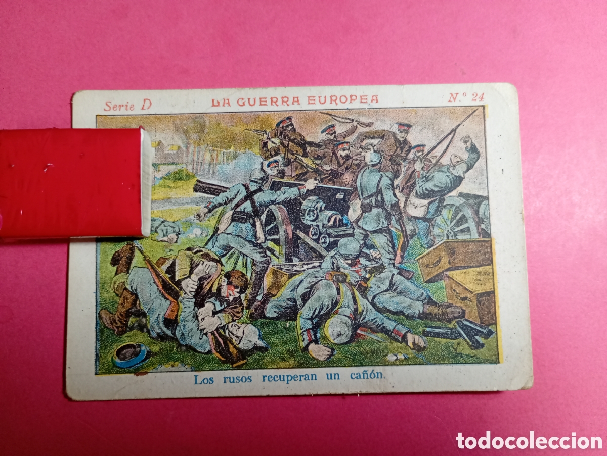 Coleccionismo Cromos antiguos: CHOCOLATE JUNCOSA BCN. ''LA GUERRA EUROPEA'' 10 ANTIGUOS CROMOS SERIE D ver detalles en descripci&oacute;n