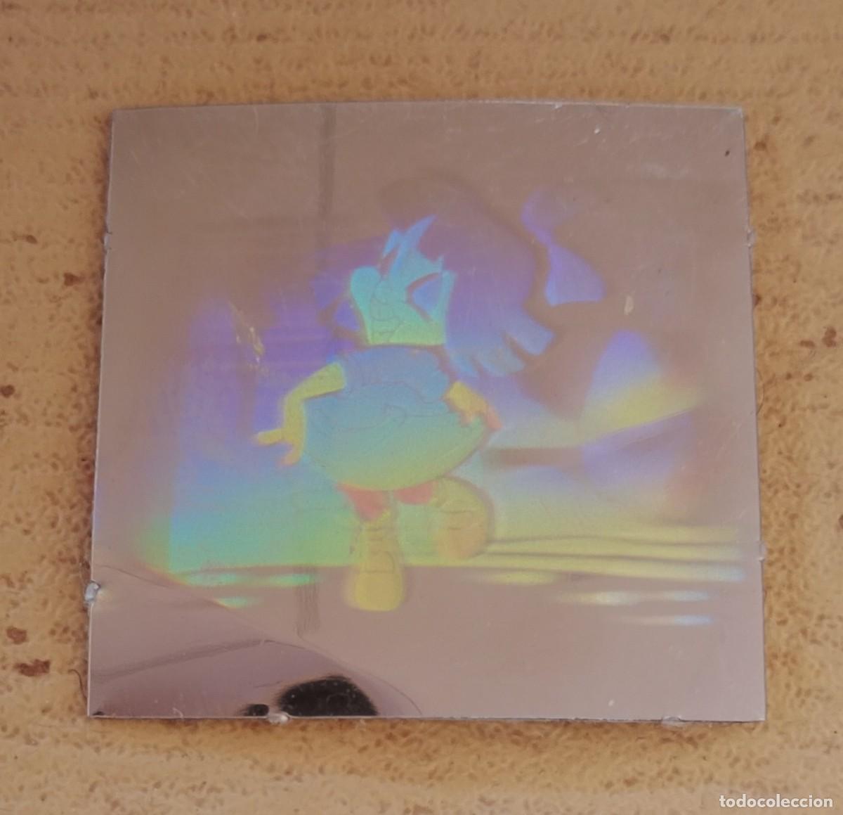 Coleccionismo cromos antiguos: Cromo Holograma Chicles Tiny Toons Bubble Gum - Foto 3