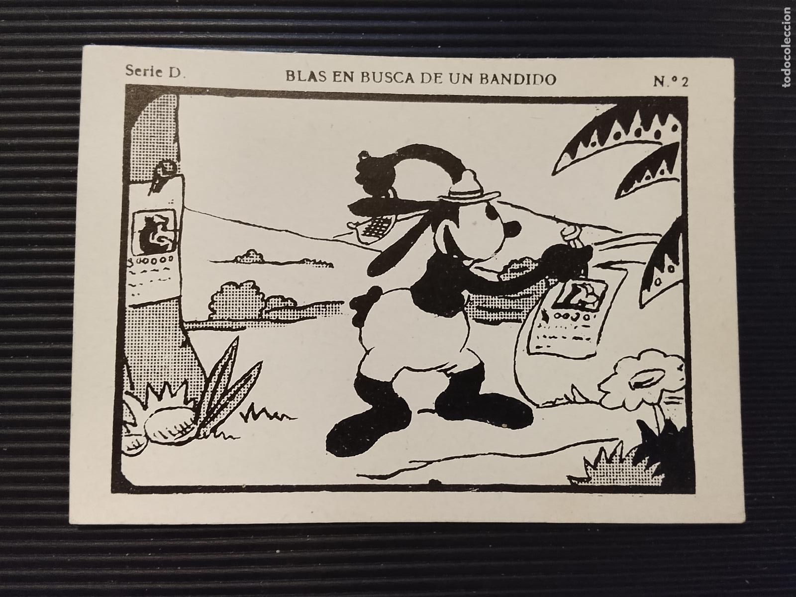 Coleccionismo Cromos antiguos: BLAS EN BUSCA DE UN BANDIDO - OSWALD THE LUCKY RABBIT -N&ordm; 2-CROMO ANTIGUO - WALT DISNEY (115.976-1)