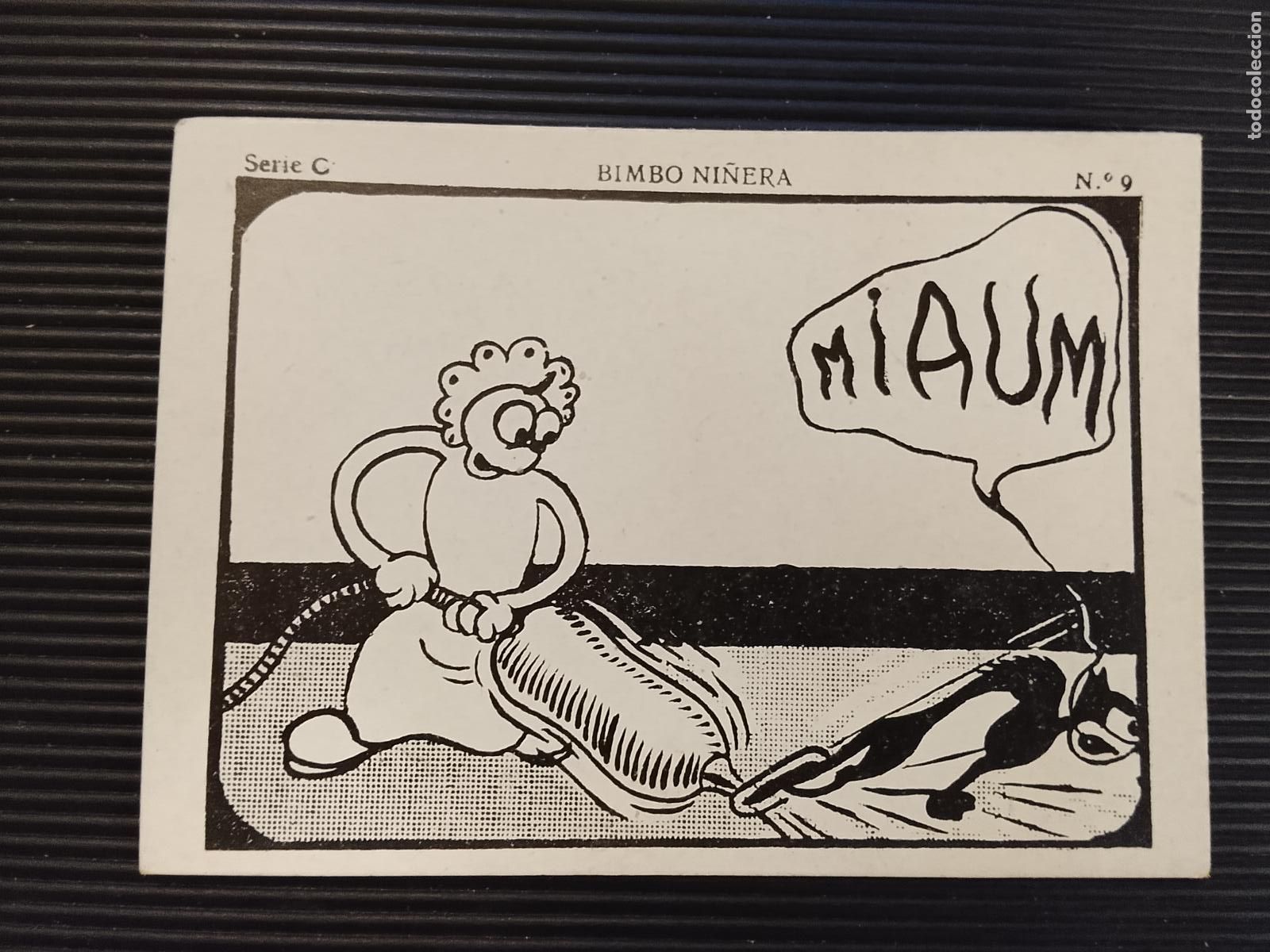 Coleccionismo Cromos antiguos: BIMBO NI&Ntilde;ERA - NUMERO 9 - CROMO ANTIGUO - SIMILAR A MICKEY MOUSE -VER FOTOS- (115.976-10)