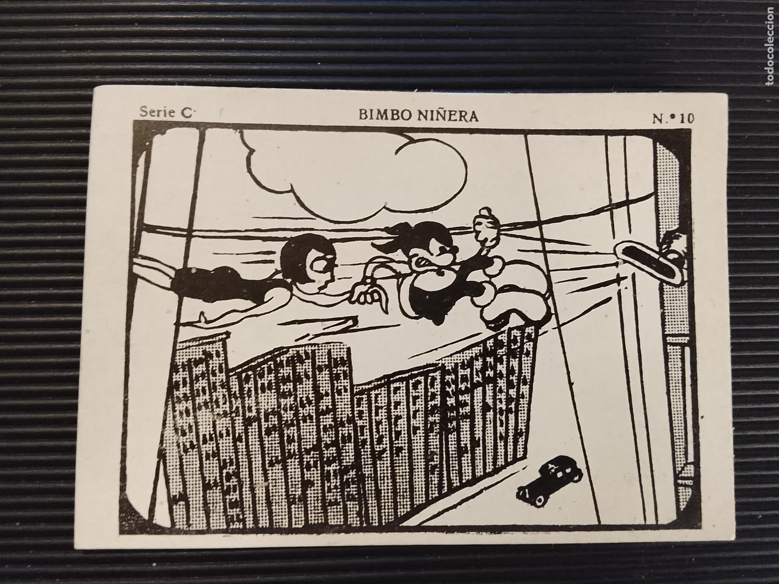 Coleccionismo Cromos antiguos: BIMBO NI&Ntilde;ERA - NUMERO 10 - CROMO ANTIGUO - SIMILAR A MICKEY MOUSE -VER FOTOS- (115.976-11)