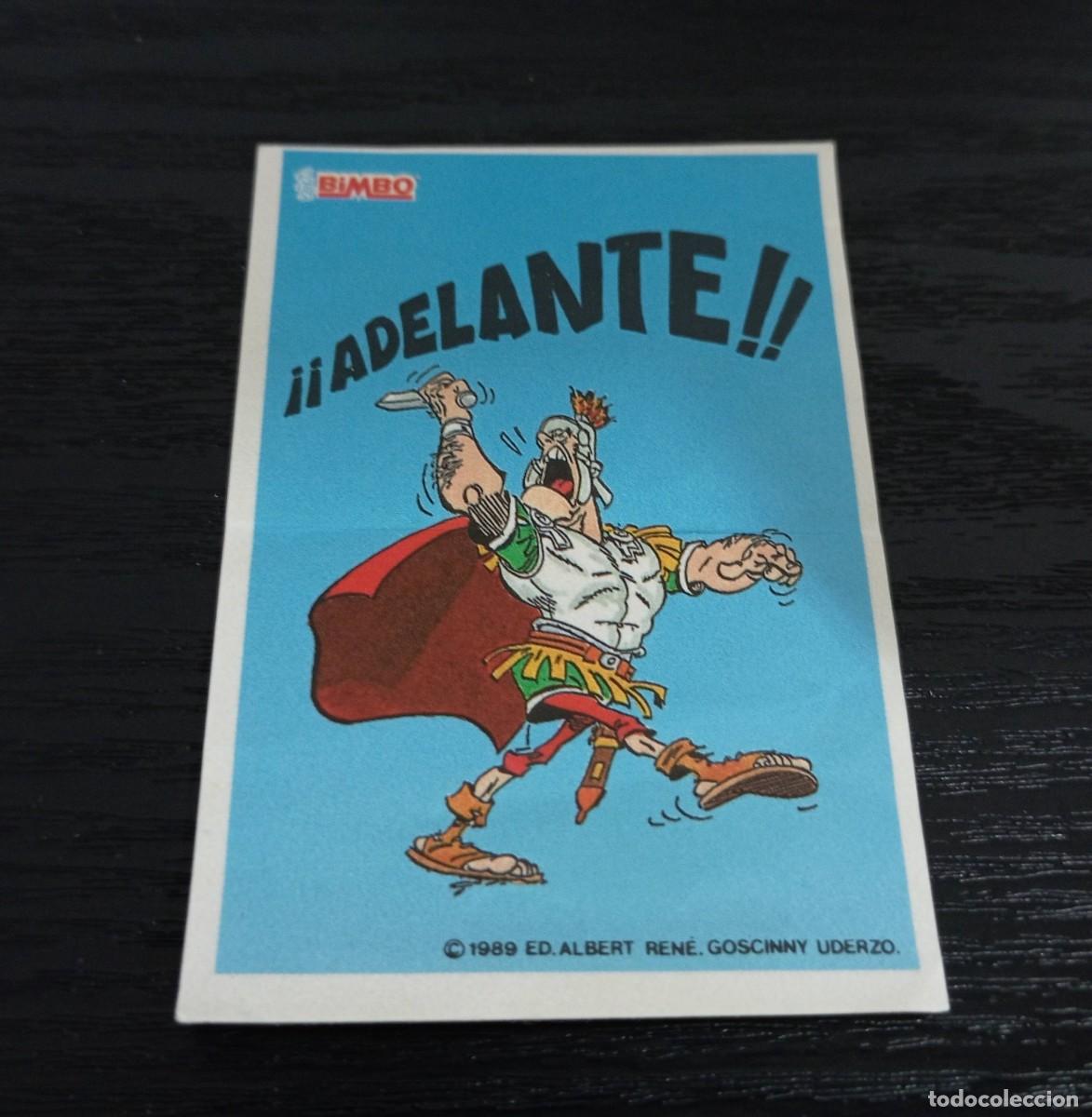 Coleccionismo Cromos antiguos: -CROMO BIMBO ASTERIX Y OBELIX PASTEL ASTERIX 1989 : ADELANTE