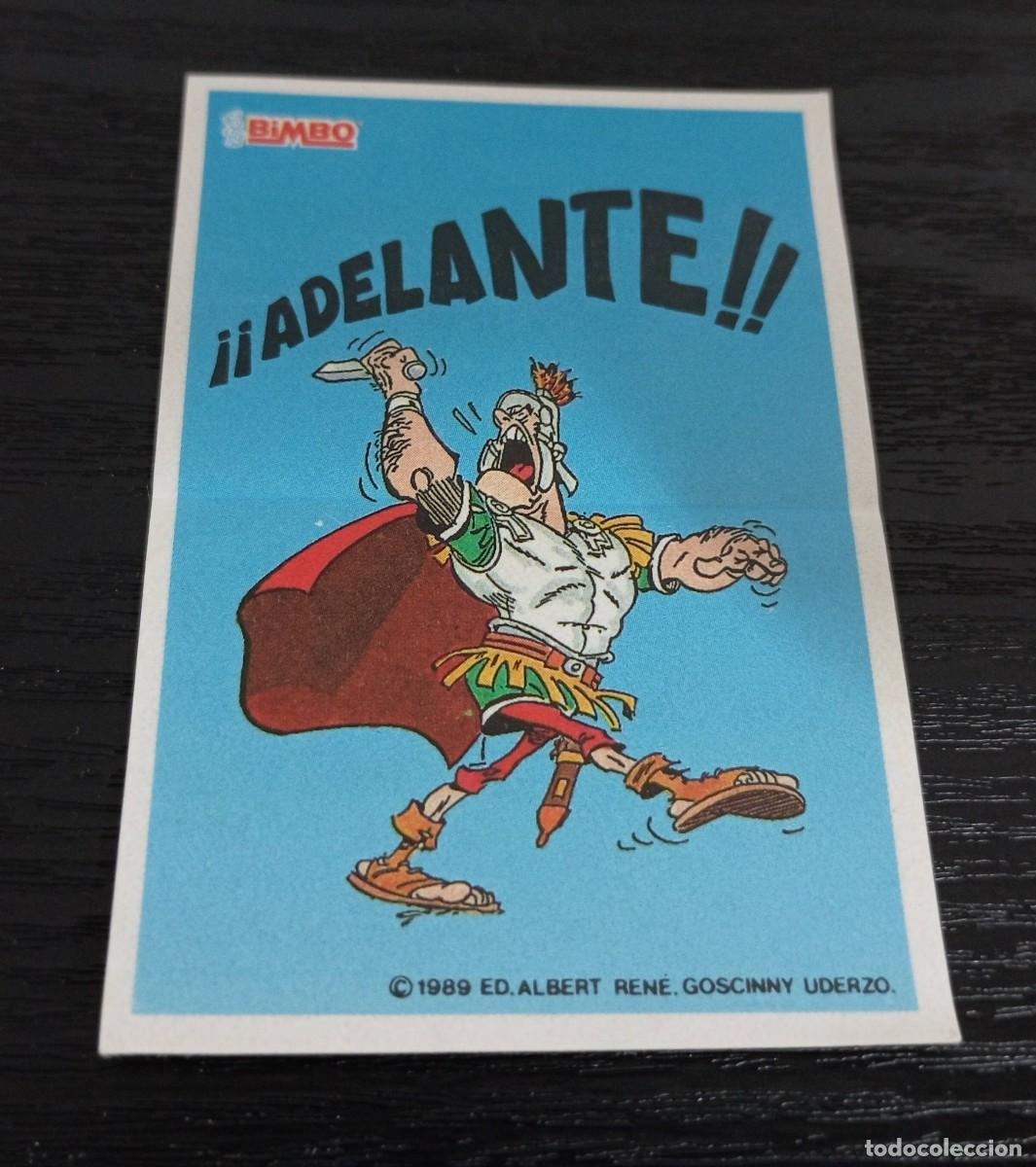 Coleccionismo Cromos antiguos: -CROMO BIMBO ASTERIX Y OBELIX PASTEL ASTERIX 1989 : ADELANTE