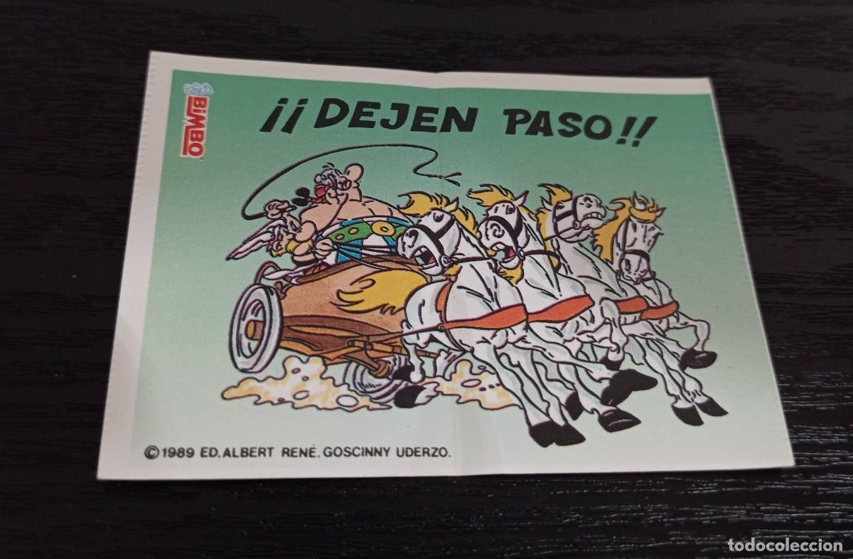 Coleccionismo Cromos antiguos: -CROMO BIMBO ASTERIX Y OBELIX PASTEL ASTERIX 1989 : DEJEN PASO