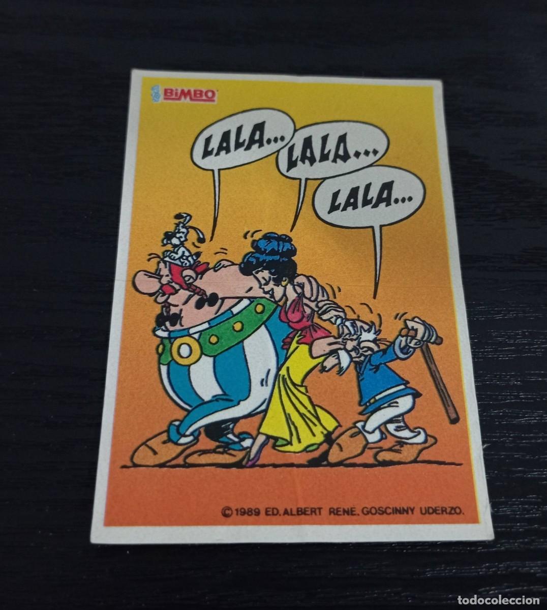 Coleccionismo Cromos antiguos: -CROMO BIMBO ASTERIX Y OBELIX PASTEL ASTERIX 1989 : LALA LALA LALA