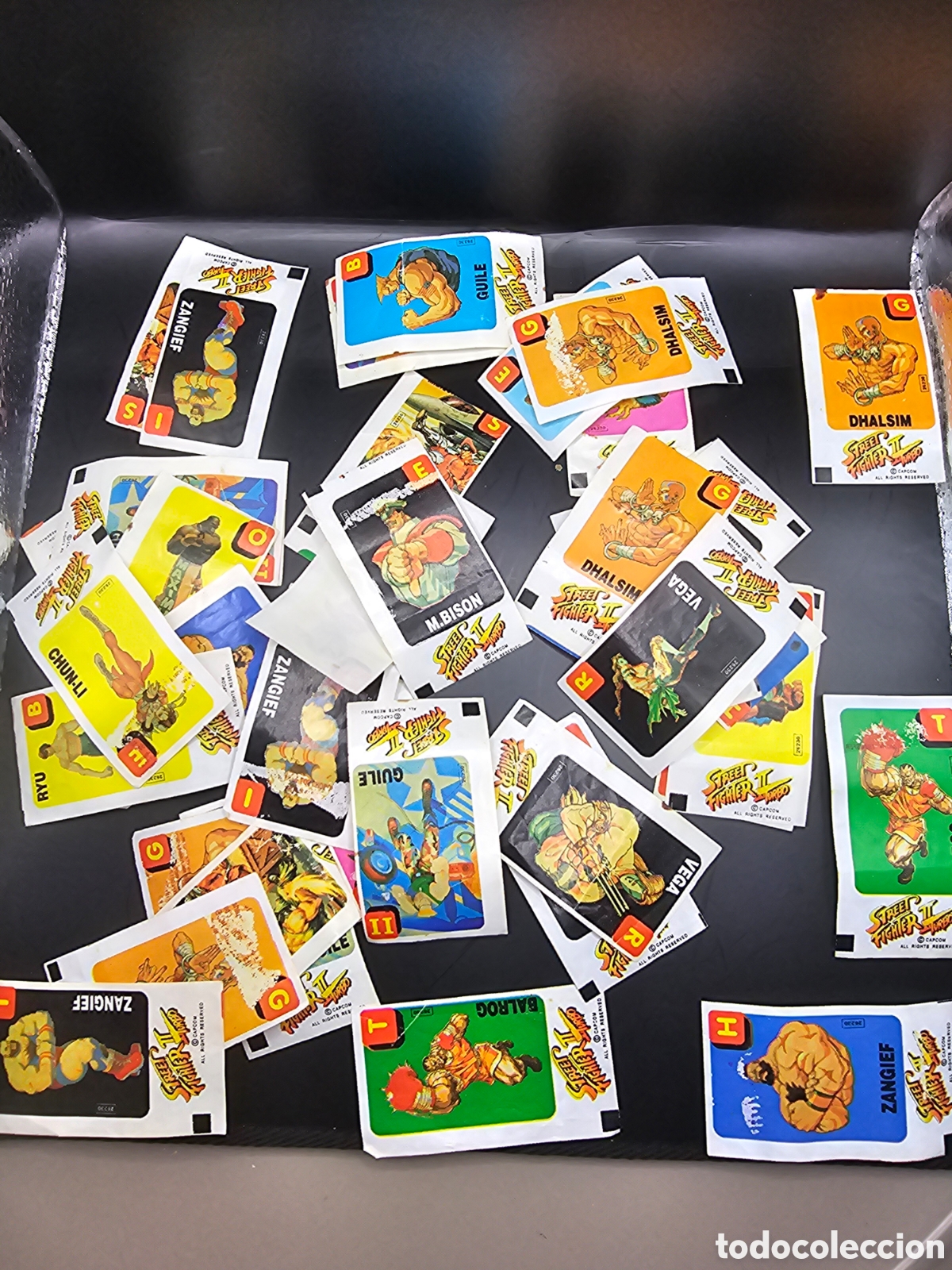 Coleccionismo Cromos antiguos: Chicle Cromo Street Fighter II ( 40 aprox)