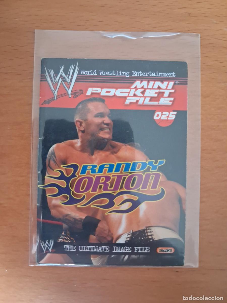 Coleccionismo cromos antiguos: WWE Mini Pocket File 25 Randy Orton - Foto 1