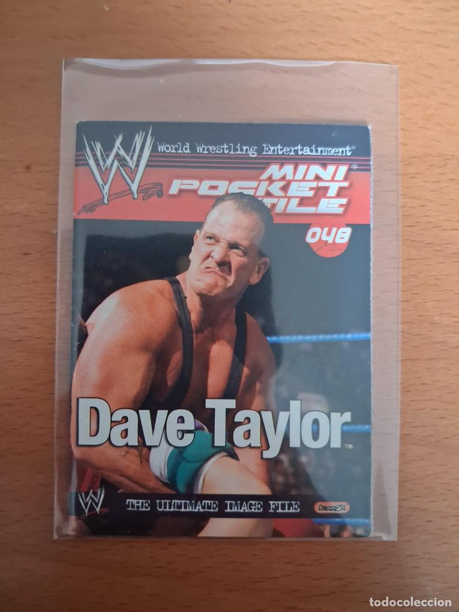 Coleccionismo cromos antiguos: WWE Mini Pocket File 48 Dave Taylor - Foto 1