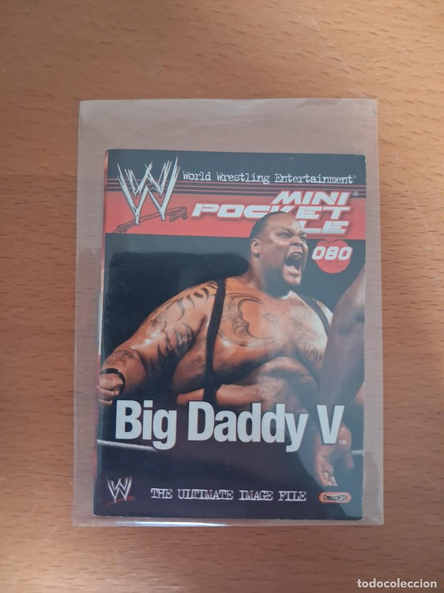 Coleccionismo cromos antiguos: WWE Mini Pocket File 80 Big Daddy V - Foto 1