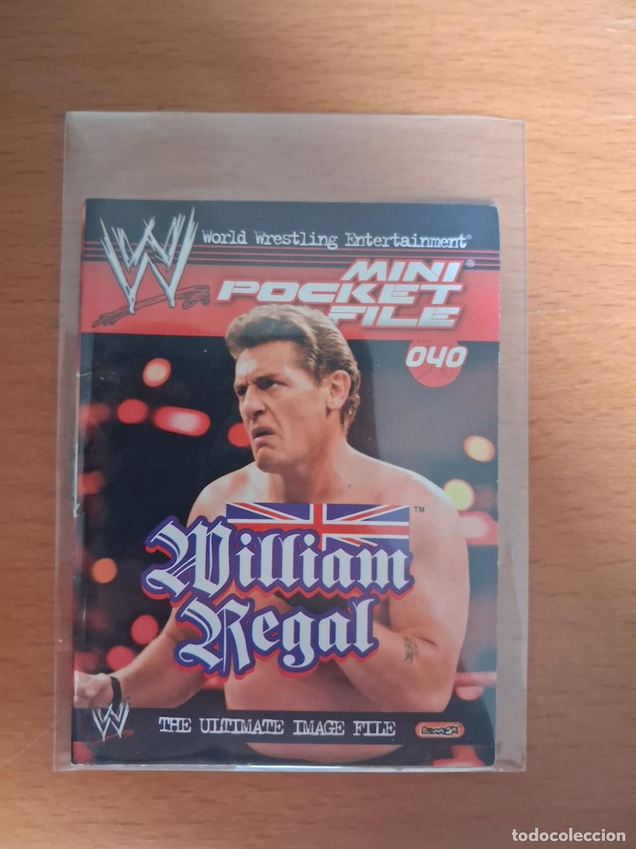 Coleccionismo cromos antiguos: WWE Mini Pocket File 40 William Regal - Foto 1