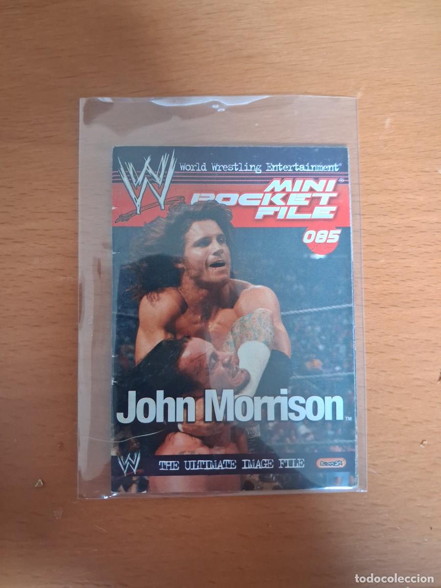 Coleccionismo cromos antiguos: WWE Mini Pocket File 85 John Morrison - Foto 1