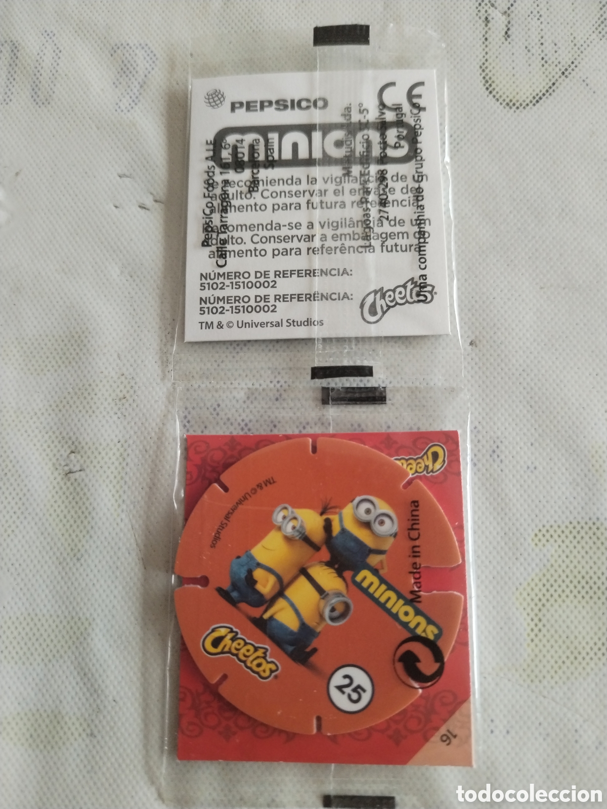 Coleccionismo cromos antiguos: Pepsico Cheetos Minions - Foto 1