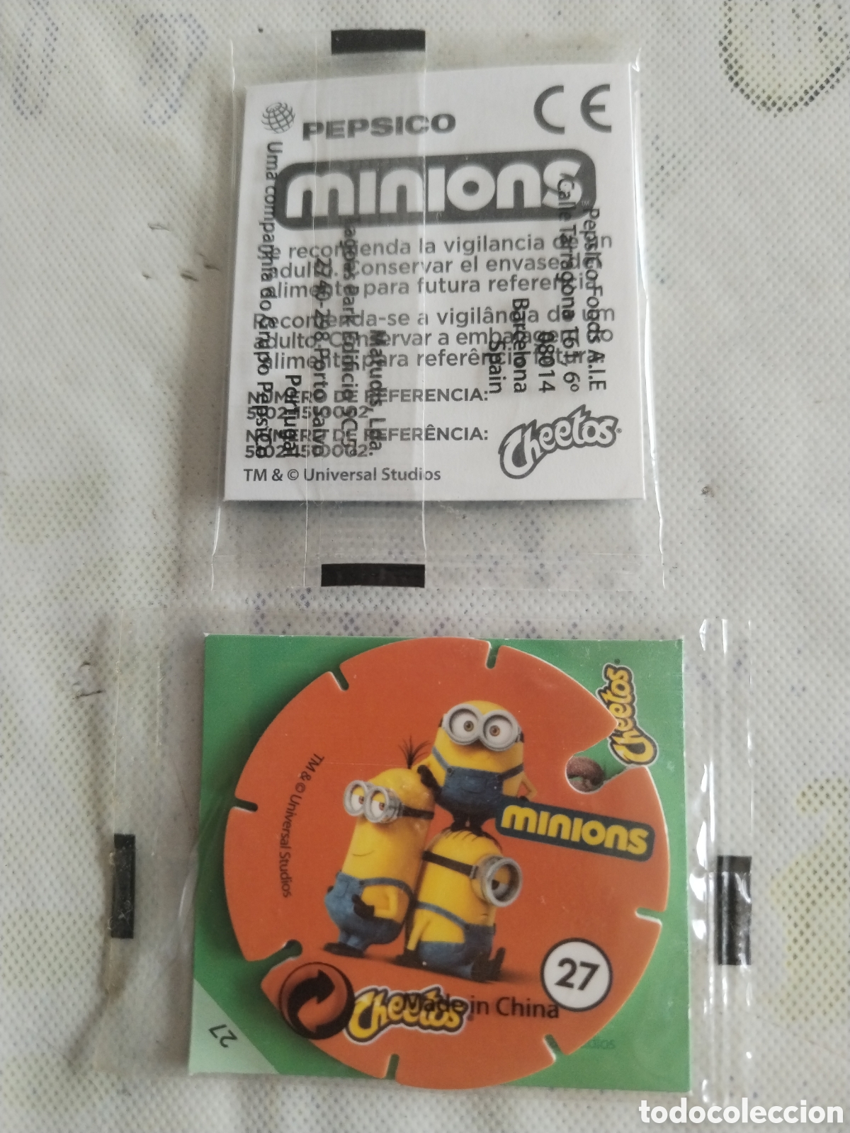 Coleccionismo cromos antiguos: Pepsico Cheetos Minions - Foto 1