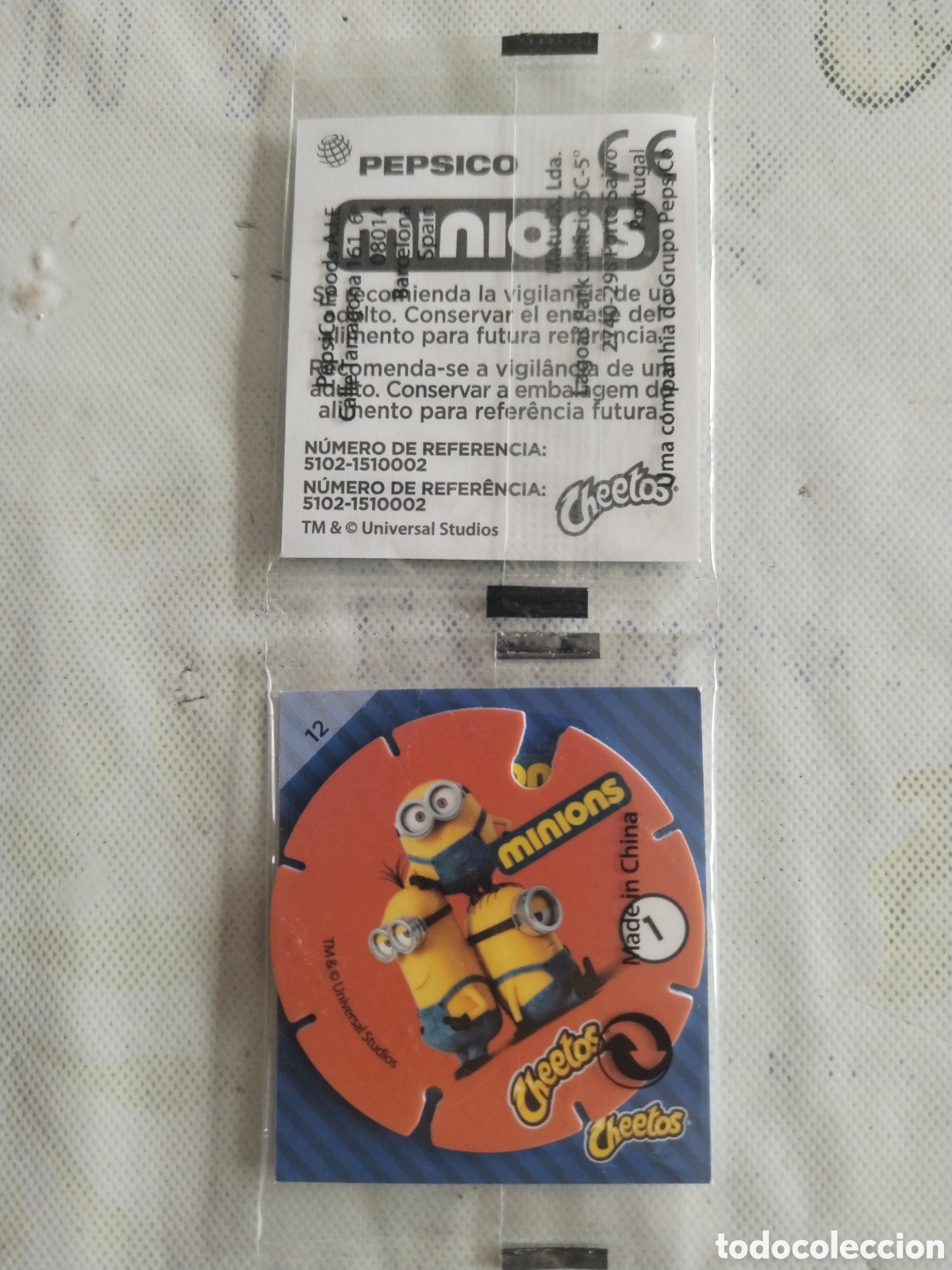 Coleccionismo cromos antiguos: Pepsico Cheetos Minions - Foto 1