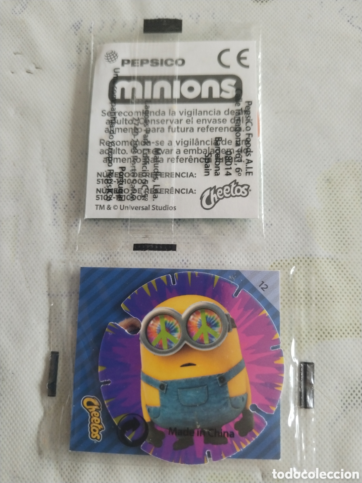 Coleccionismo cromos antiguos: Pepsico Cheetos Minions - Foto 1