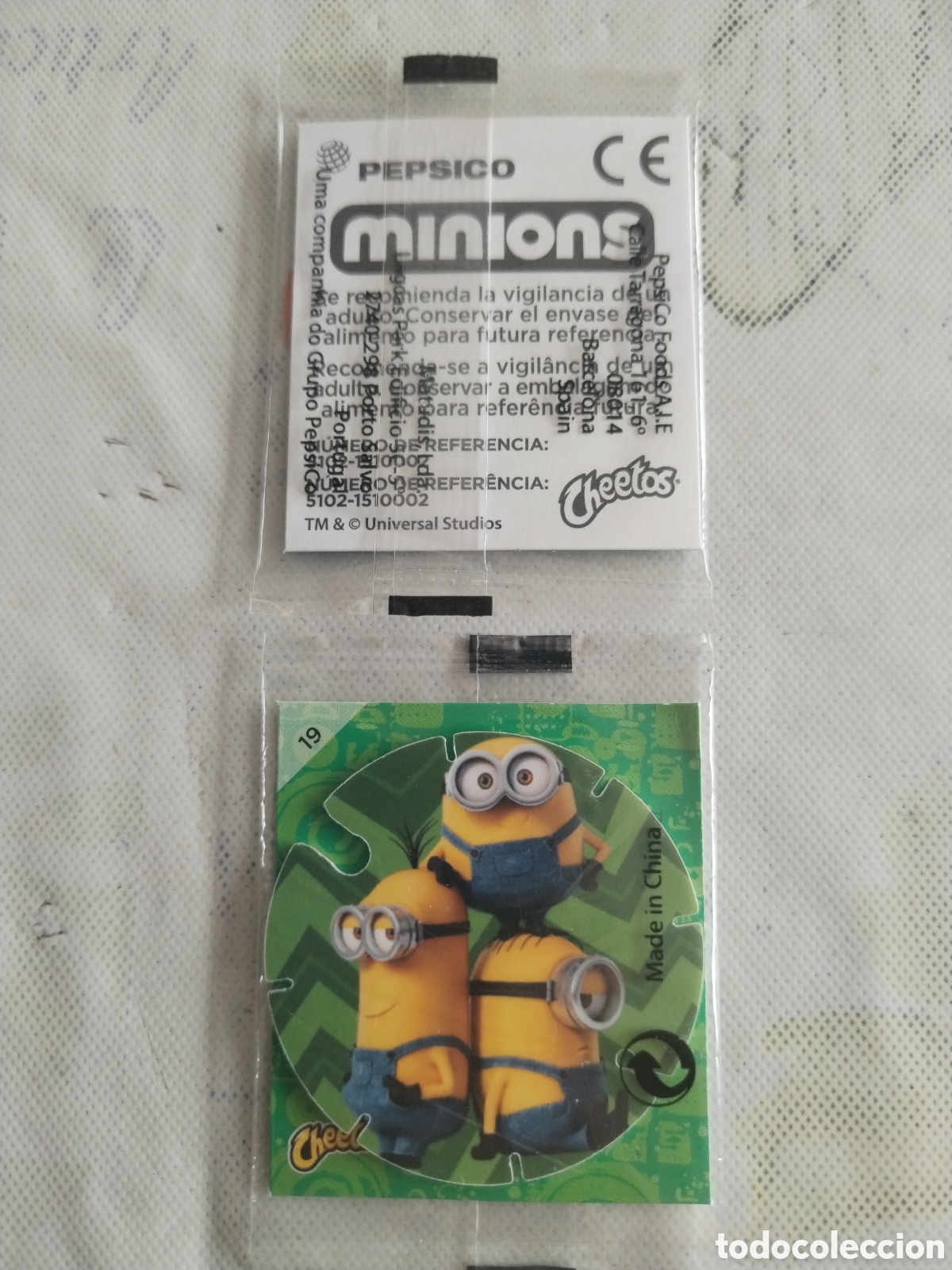Coleccionismo cromos antiguos: Pepsico Cheetos Minions - Foto 1