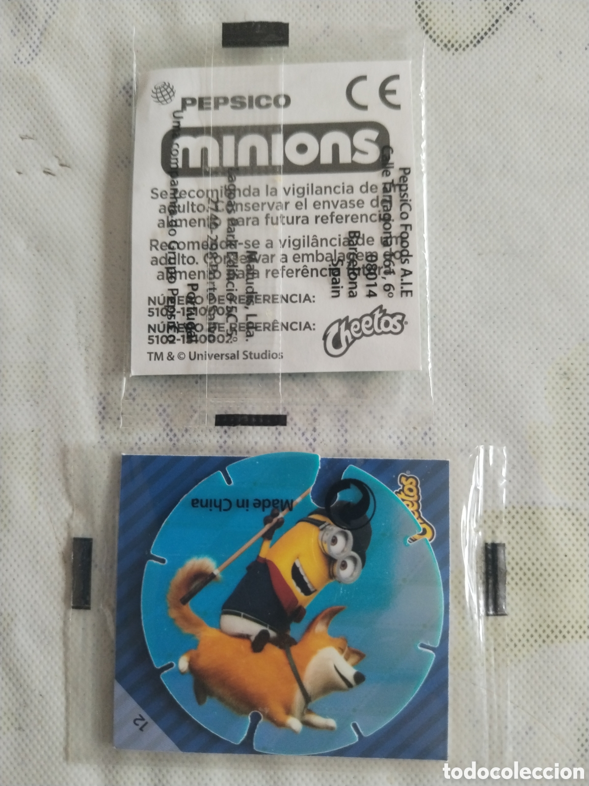 Coleccionismo cromos antiguos: Pepsico Cheetos Minions - Foto 1