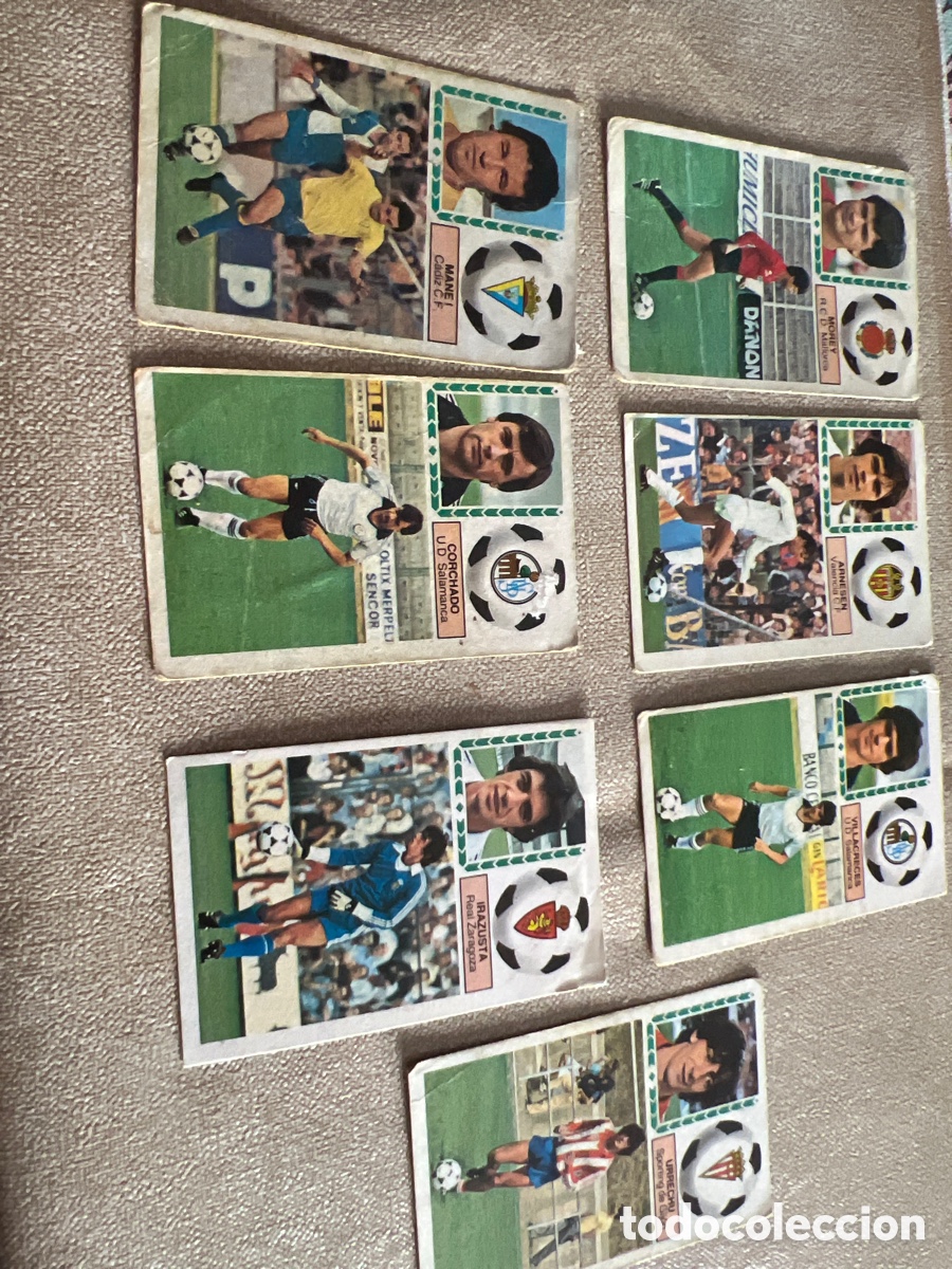 Coleccionismo cromos antiguos: 83/84 este lote de 7 bajas - Foto 1