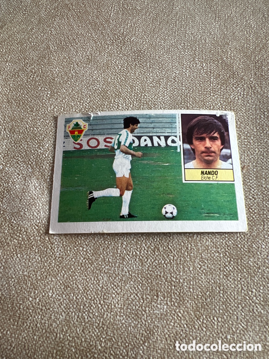 Coleccionismo Cromos antiguos: 84/85 este baja Nando