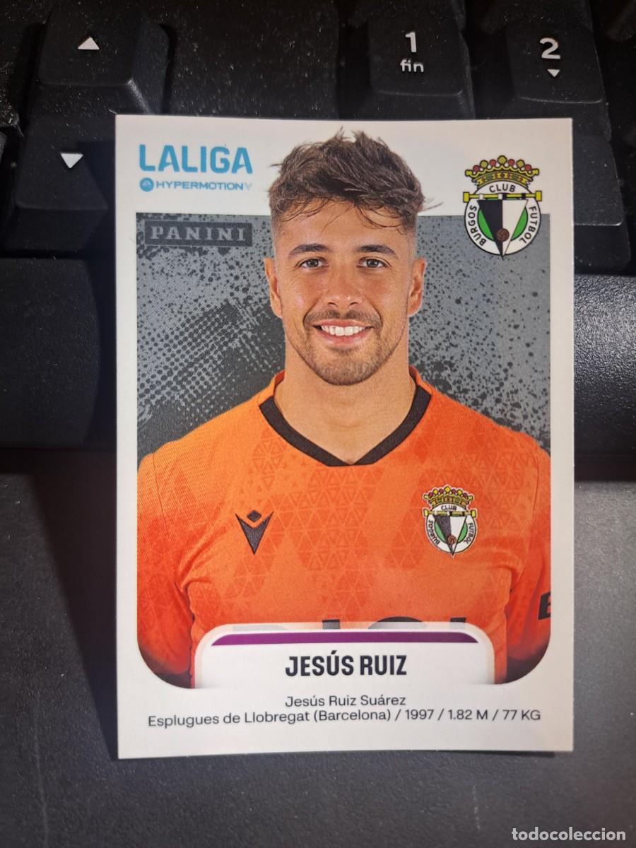 Coleccionismo Cromos antiguos: CROMO JESUS RUIZ 62 BURGOS LA LIGA HYPERMOTION 2025 2026 25 26 PANINI NUNCA PEGADO