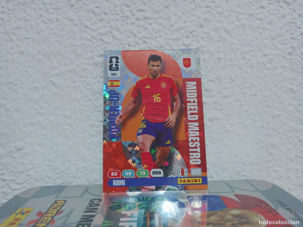 Coleccionismo Cromos antiguos: 581 RODRI MIDFIELD MAESTRO ESPA&Ntilde;A PANINI WORLD CUP 26 25 26