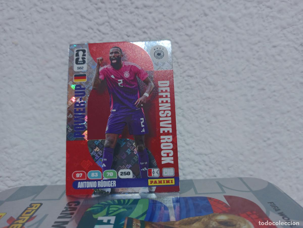 Coleccionismo Cromos antiguos: 562 ANTONIO R&Uuml;DIGER DEFENSIVE ROCK ALEMANIA PANINI WORLD CUP 26 25 26