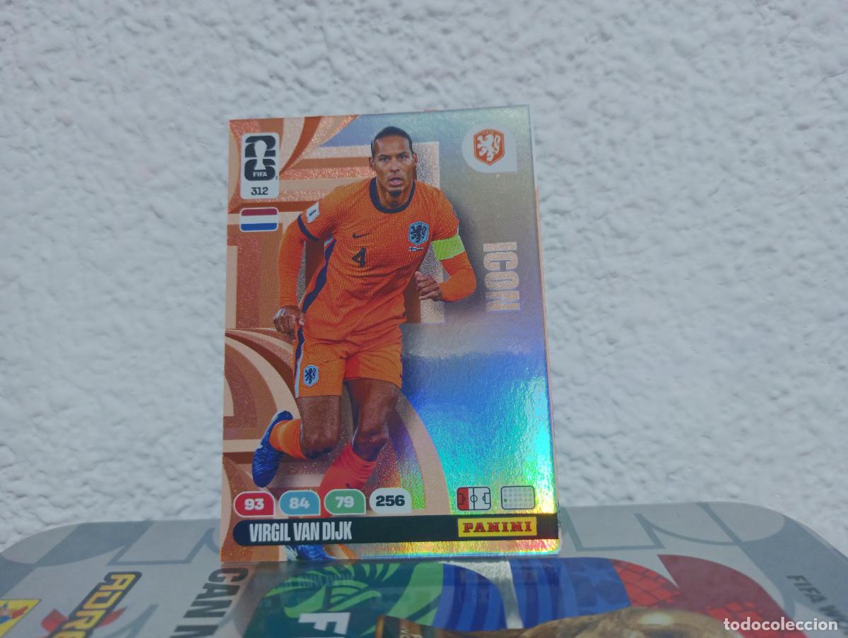 Collectionnisme Cartes &agrave; collectionner anciennes: 312 VIRGIL VAN DIJK ICON PA&Iacute;SES BAJOS PANINI WORLD CUP 26 25 26