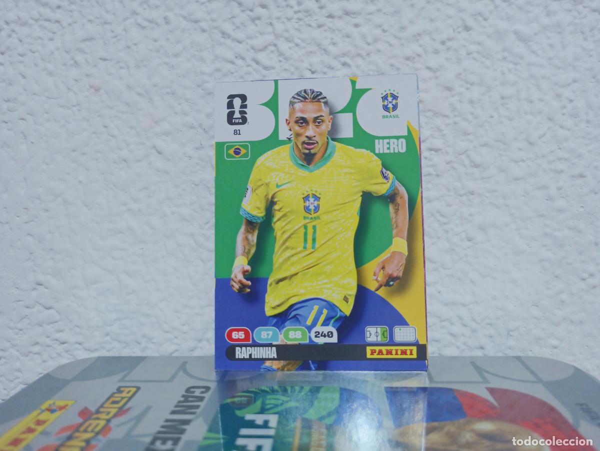 Collezionismo Figurine antiche: 81 RAPHINHA DELANTERO BRASIL PANINI WORLD CUP 26 25 26