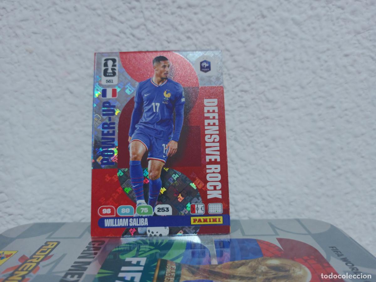Collezionismo Figurine antiche: 561 WILLIAM SALIBA DEFENSIVE ROCK FRANCIA PANINI WORLD CUP 26 25 26