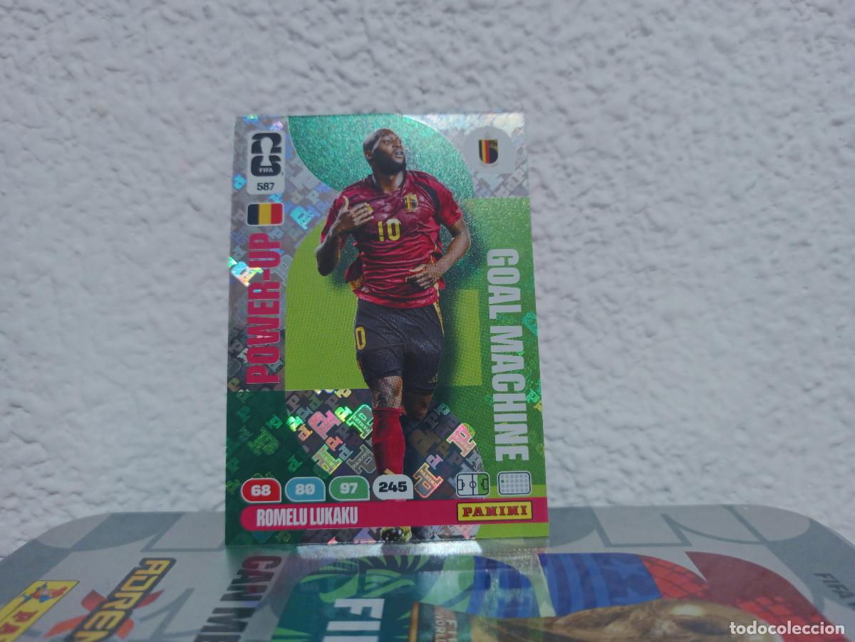 Collezionismo Figurine antiche: 587 ROMELU LUKAKU GOAL MACHINE B&Eacute;LGICA PANINI WORLD CUP 26 25 26