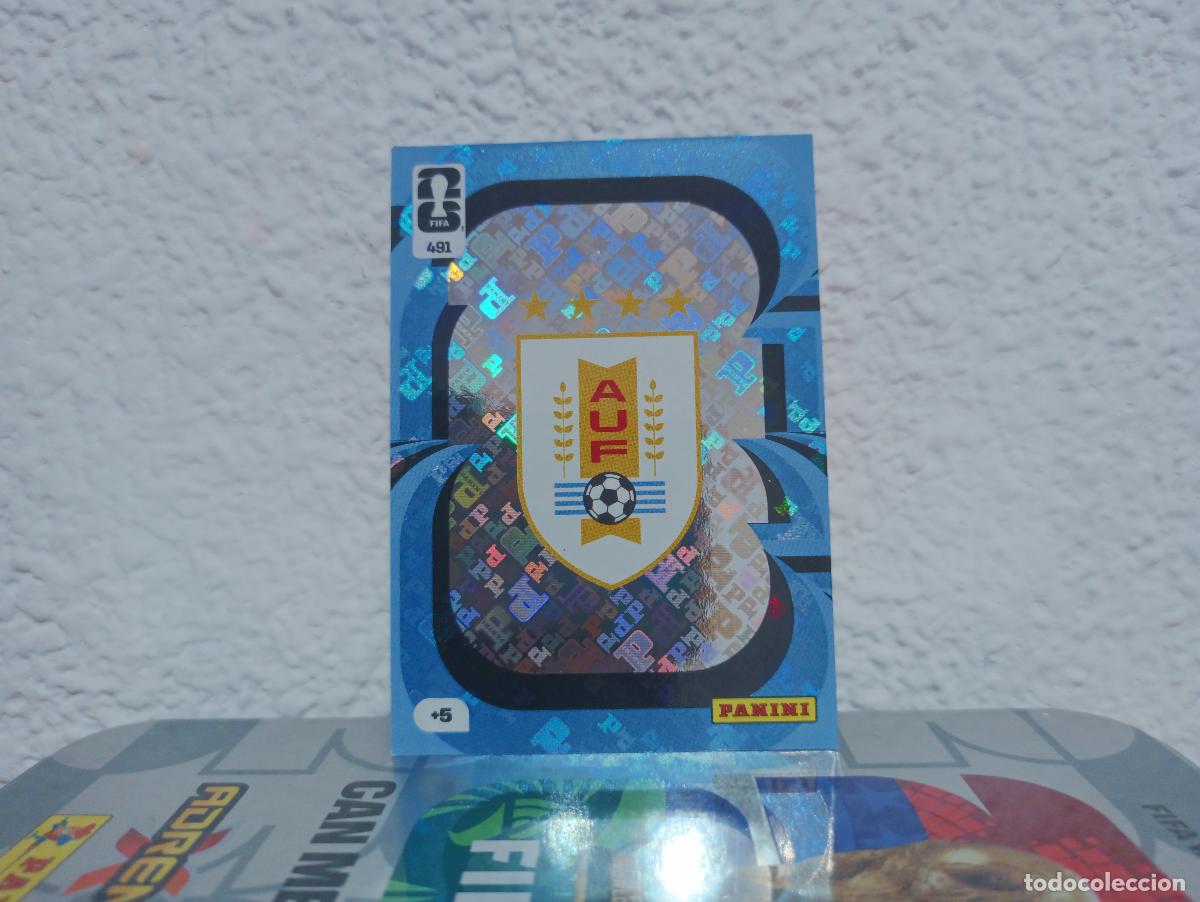 Collezionismo Figurine antiche: 491 TEAM CREST ESCUDO URUGUAY PANINI WORLD CUP 26 25 26