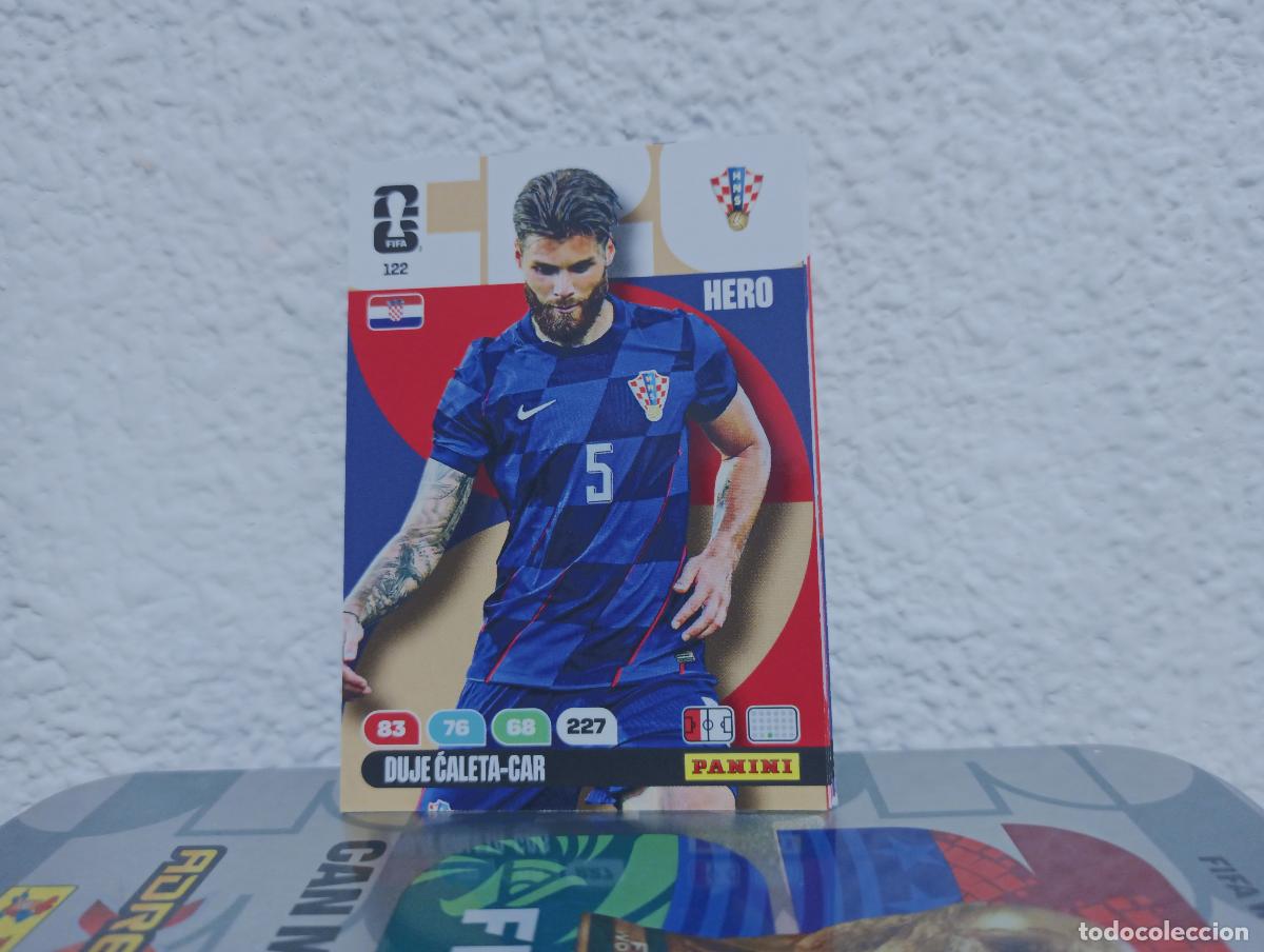 Collezionismo Figurine antiche: 122 DUJE CALETA-CAR DEFENSA CROACIA PANINI WORLD CUP 26 25 26