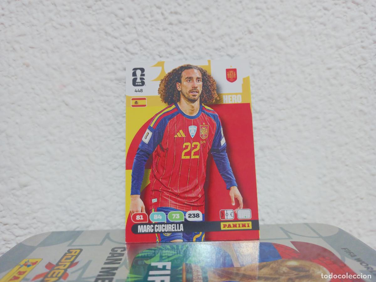 Collezionismo Figurine antiche: 448 MARC CUCURELLA DEFENSA ESPA&Ntilde;A PANINI WORLD CUP 26 25 26