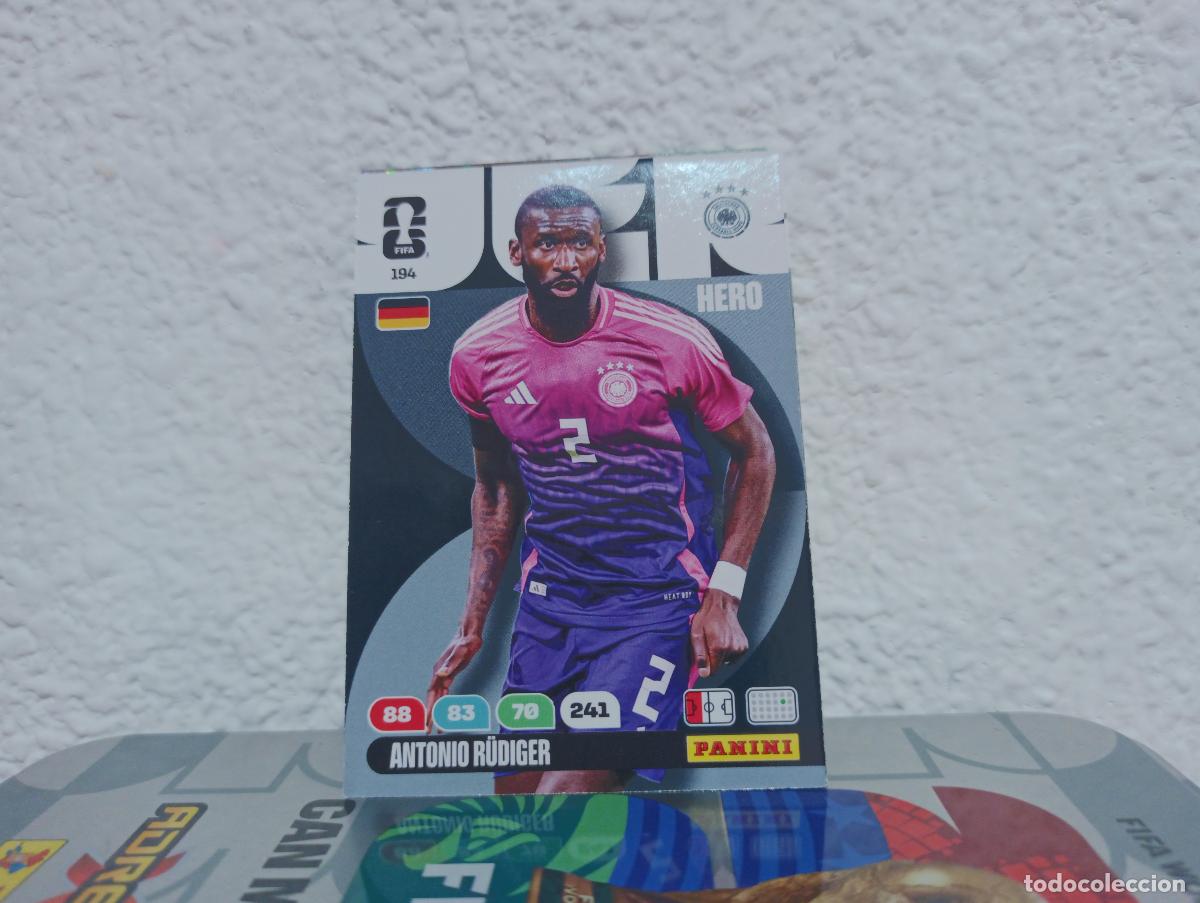 Coleccionismo Cromos antiguos: 194 ANTONIO R&Uuml;DIGER DEFENSA ALEMANIA PANINI WORLD CUP 26 25 26