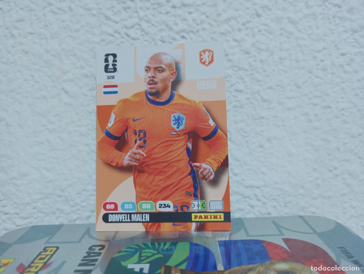 Coleccionismo Cromos antiguos: 320 DONNYELL MALEN DELANTERO PA&Iacute;SES BAJOS PANINI WORLD CUP 26 25 26
