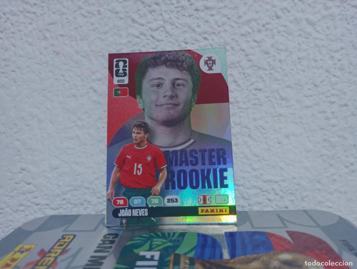 Coleccionismo Cromos antiguos: 622 JO&Atilde;O NEVES MASTER ROOKIE PORTUGAL PANINI WORLD CUP 26 25 26