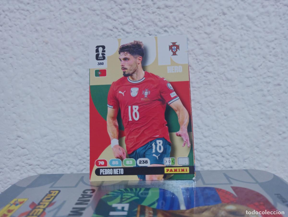 Coleccionismo Cromos antiguos: 380 PEDRO NETO DELANTERO PORTUGAL PANINI WORLD CUP 26 25 26