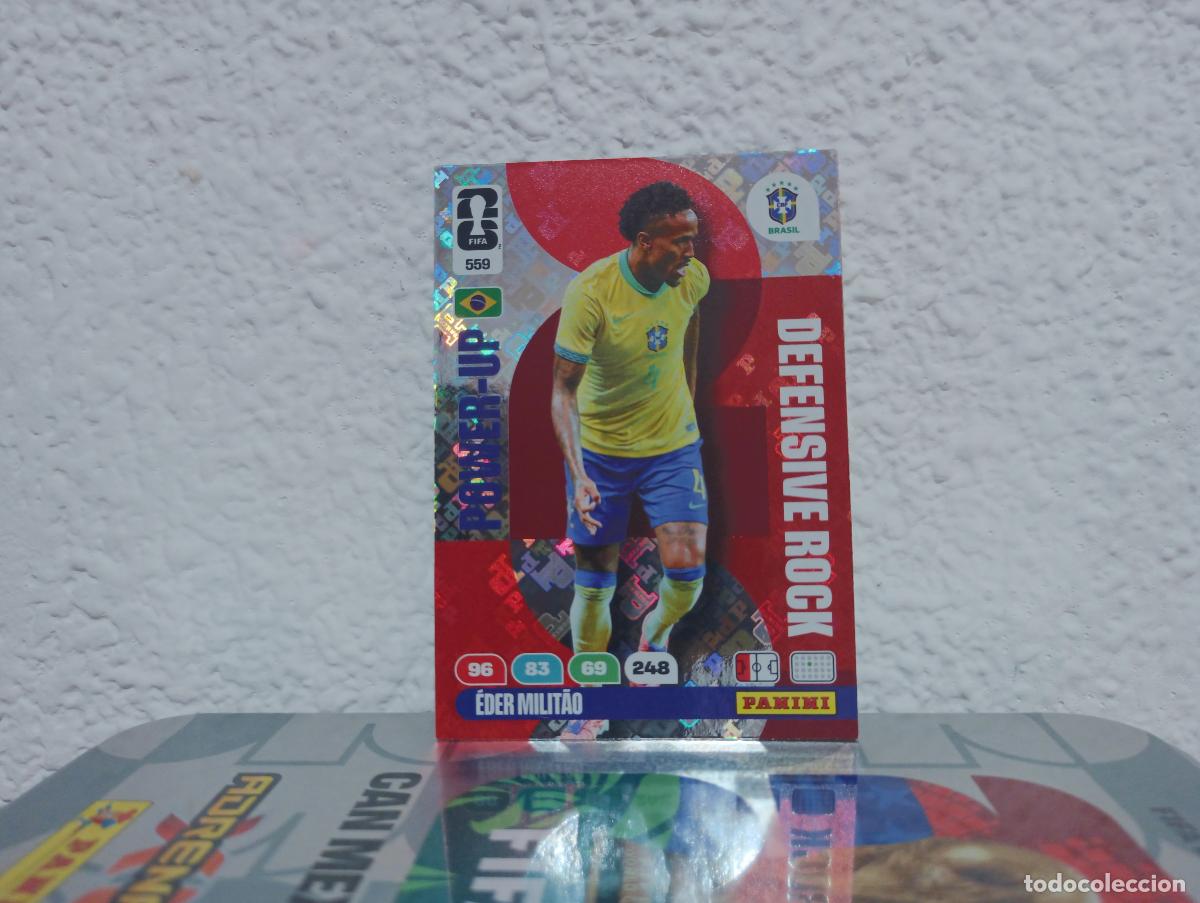 Coleccionismo Cromos antiguos: 559 &Eacute;DER MILIT&Atilde;O DEFENSIVE ROCK BRASIL PANINI WORLD CUP 26 25 26