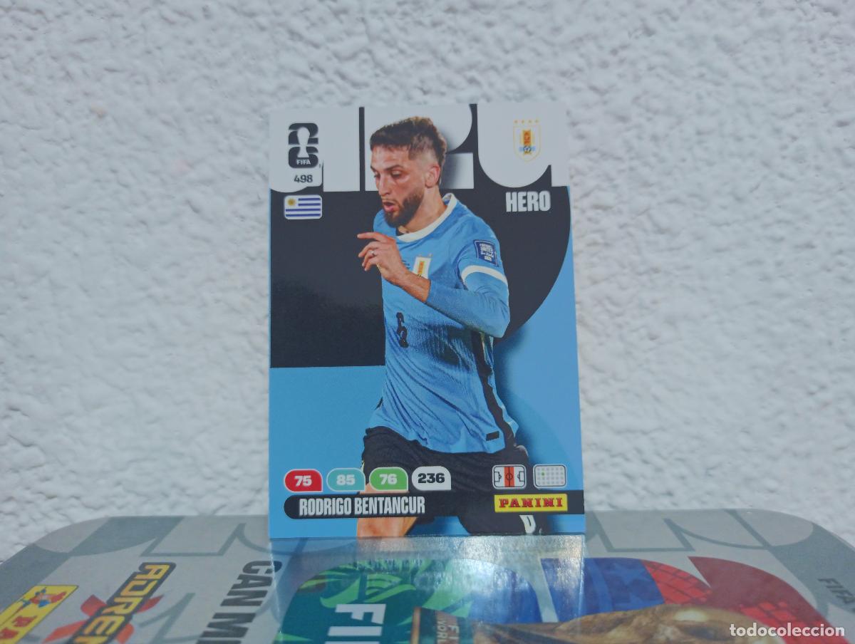 Coleccionismo Cromos antiguos: 498 RODRIGO BENTANCUR CENTROCAMPISTA URUGUAY PANINI WORLD CUP 26 25 26