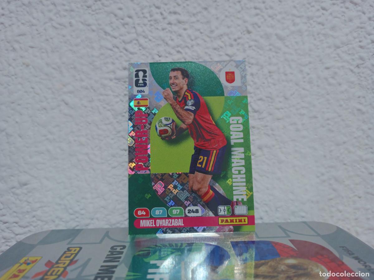 Collectable Antique Stickers: 604 MIKEL OYARZABAL GOAL MACHINE ESPA&Ntilde;A PANINI WORLD CUP 26 25 26