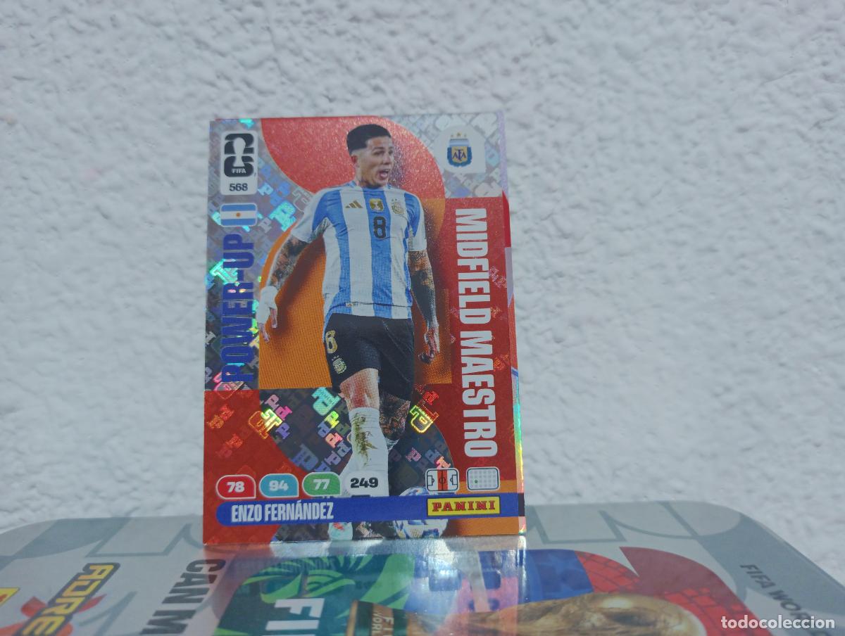 Collectable Antique Stickers: 568 ENZO FERN&Aacute;NDEZ MIDFIELD MAESTRO ARGENTINA PANINI WORLD CUP 26 25 26