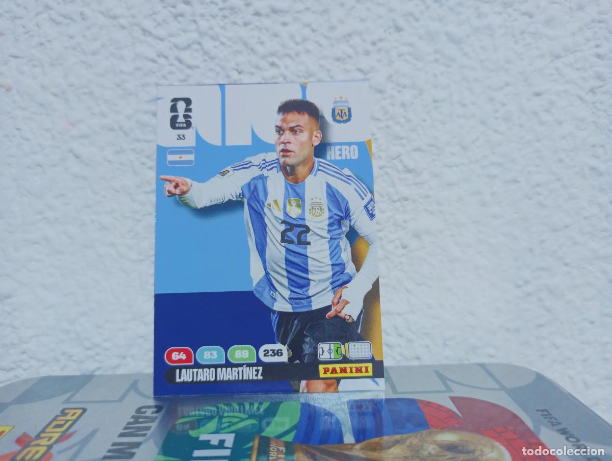 Collectable Antique Stickers: 33 LAUTARO MART&Iacute;NEZ DELANTERO ARGENTINA PANINI WORLD CUP 26 25 26