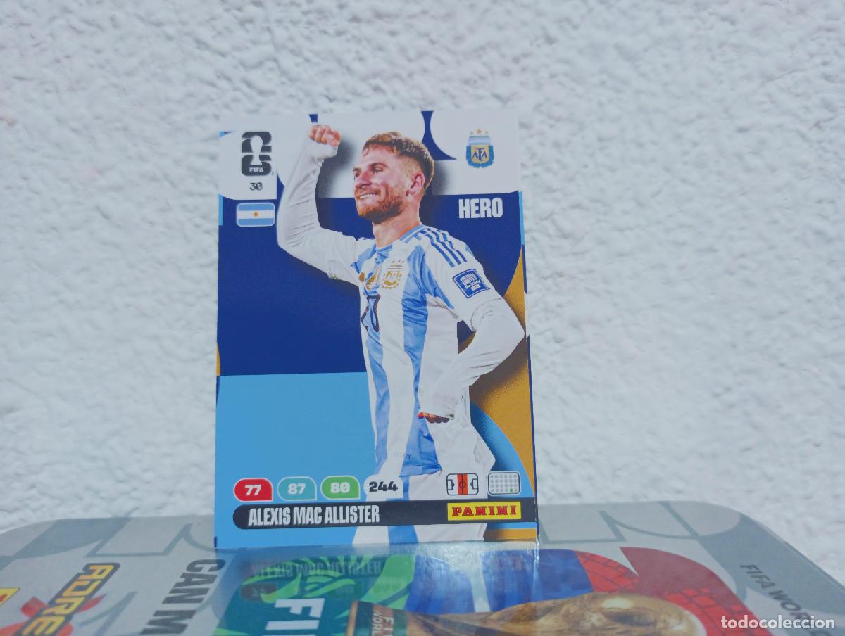 Collectable Antique Stickers: 30 ALEXIS MAC ALLISTER CENTROCAMPISTA ARGENTINA PANINI WORLD CUP 26 25 26